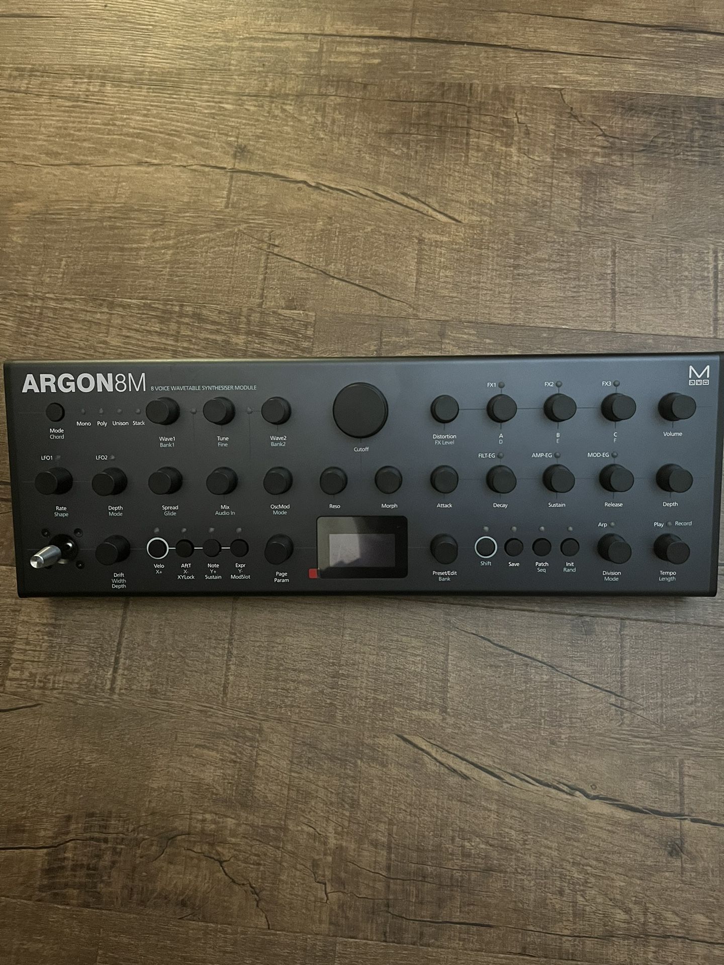 Modal Electronics Limited Argon8M 8-Voice Polyphonic Wavetable Synthesizer Module-new!