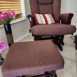Rocking Chair With Footrest $95
