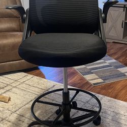 Black Office Chair /drafting Chair
