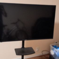 Pioneer TV 50" 4K Smart TV With Wall Mount And Mobile Cart