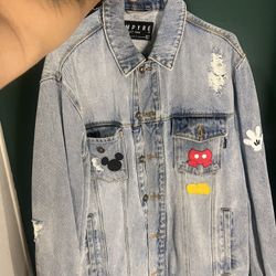 Disney Jacket Men’s Large  Jean Jacket