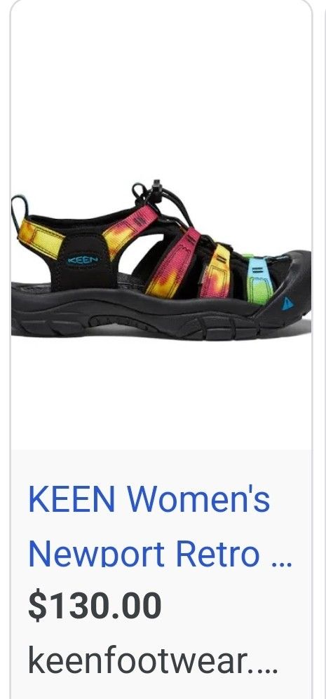 Women's "KEEN" Sandles 2024, Size 8.5 Multi Color