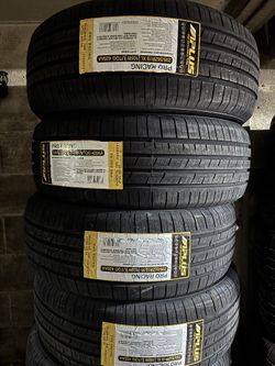 SET OF FOUR NEW TIRES 235/55/19 APLUS INCLUDING MOUNT AND BALANCE, ASK ME FOR SIZES AND BRANDS