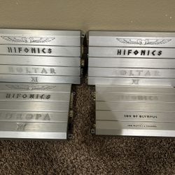 Hifonics USA Amps Last Quality Ones Made By API