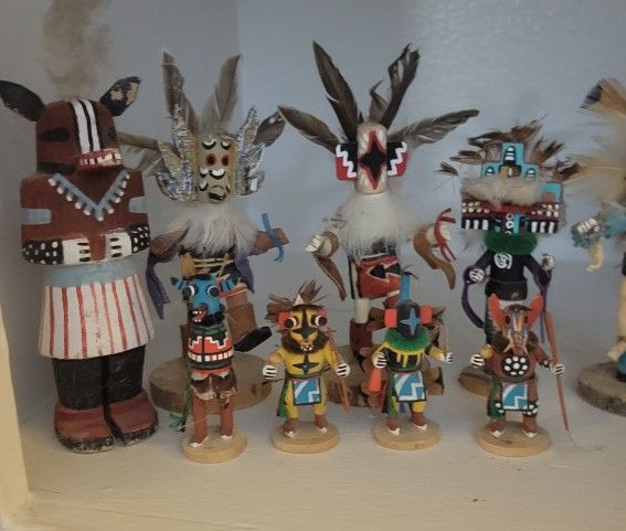 Kachina Dolls 9, Native American collection.