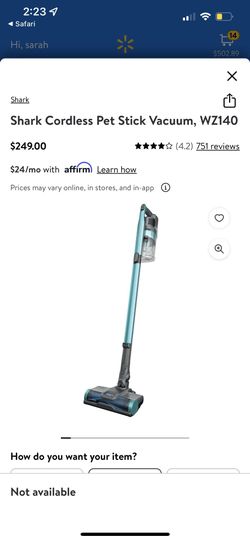 Shark Cordless Pet Vaccuum Brand New In Box