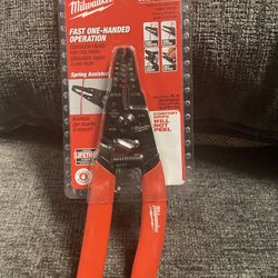 Milwaukee 8” Comfort Grip Wire Strippers 