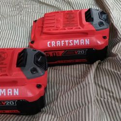 Craftsman 5.0 AH 20V LITHIUM ION