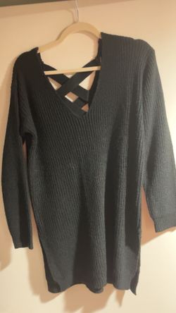 Black Knit Top