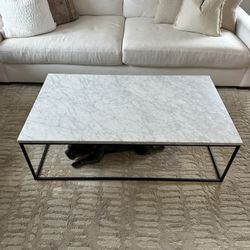 West Elm - Marble Coffee Table 
