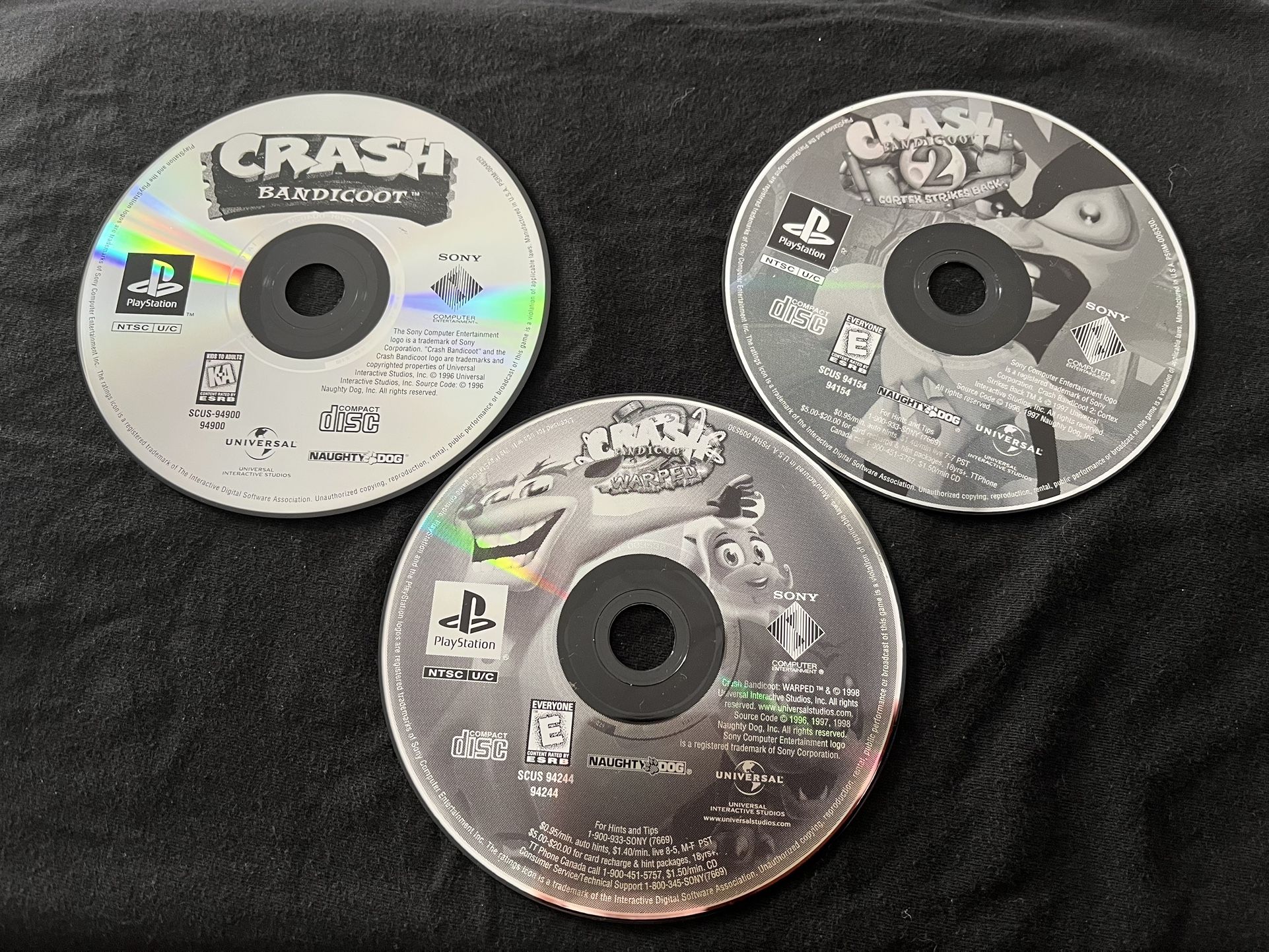 $35 Crash Bandicoot Bundle PS1 PlayStation