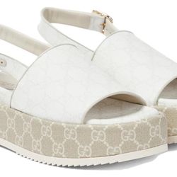 Gucci Platform Sandals Womens Size 7.5 Or 7