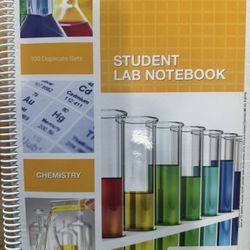 Chemistry Student Lab Book