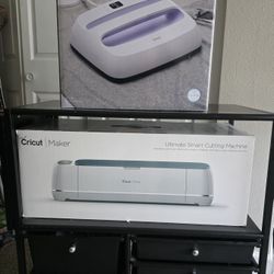 Cricut And Iron Press With Drawers 