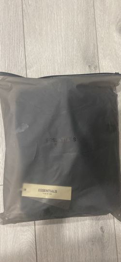 Black essentials fear of god size medium hoodie