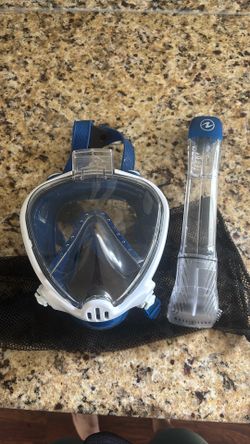 Aqualung full face snorkel mask