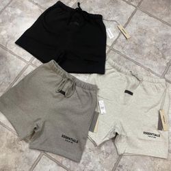 Essentials Shorts sizes Below!
