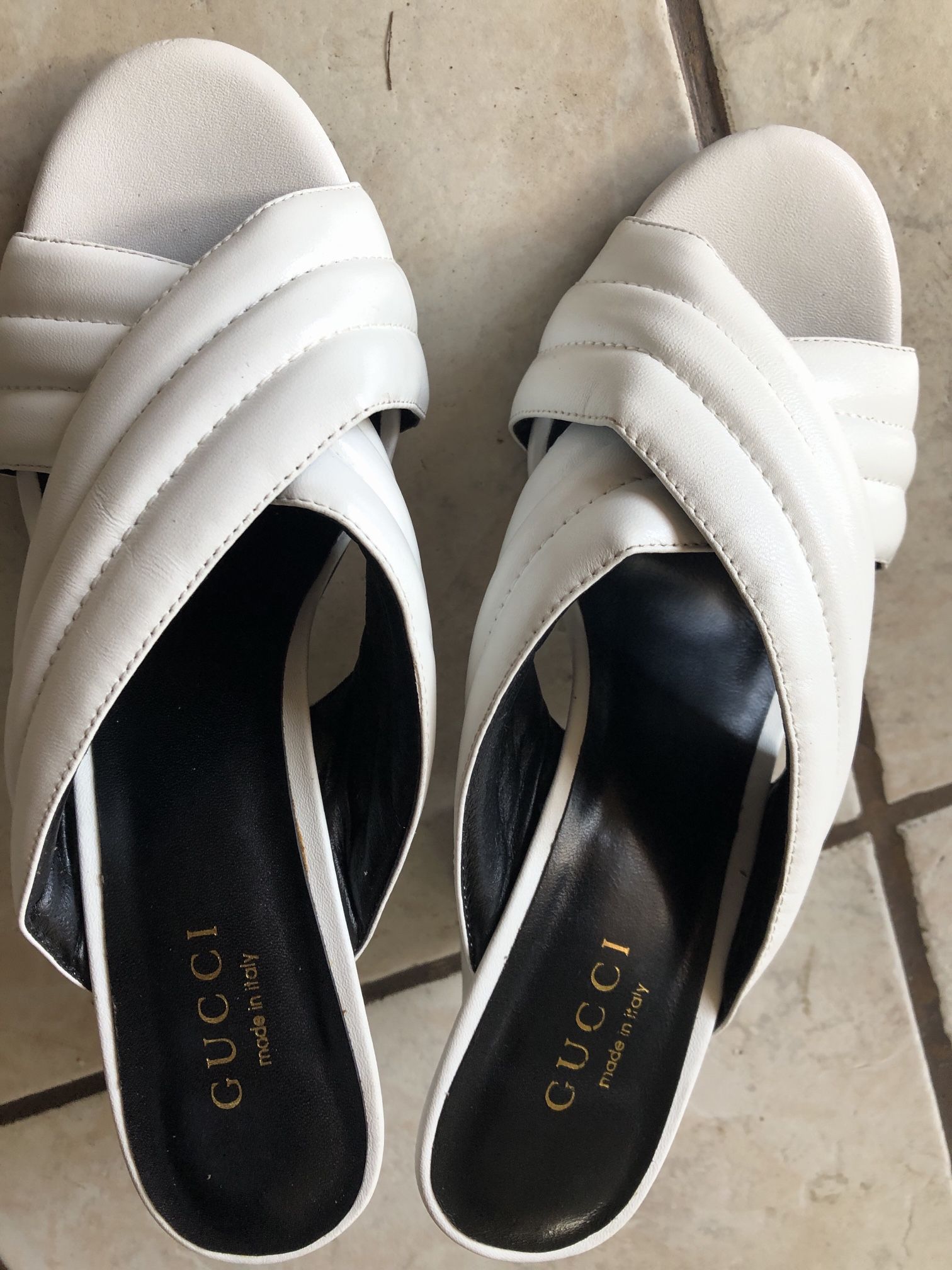 White Heeled Sandals Designer Vibes