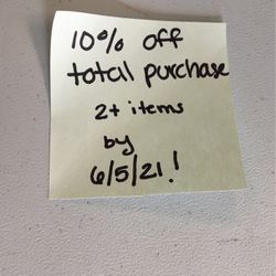 Coupon For Entire Store!! 