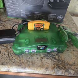 Nintendo 64 Jungle Green Console 