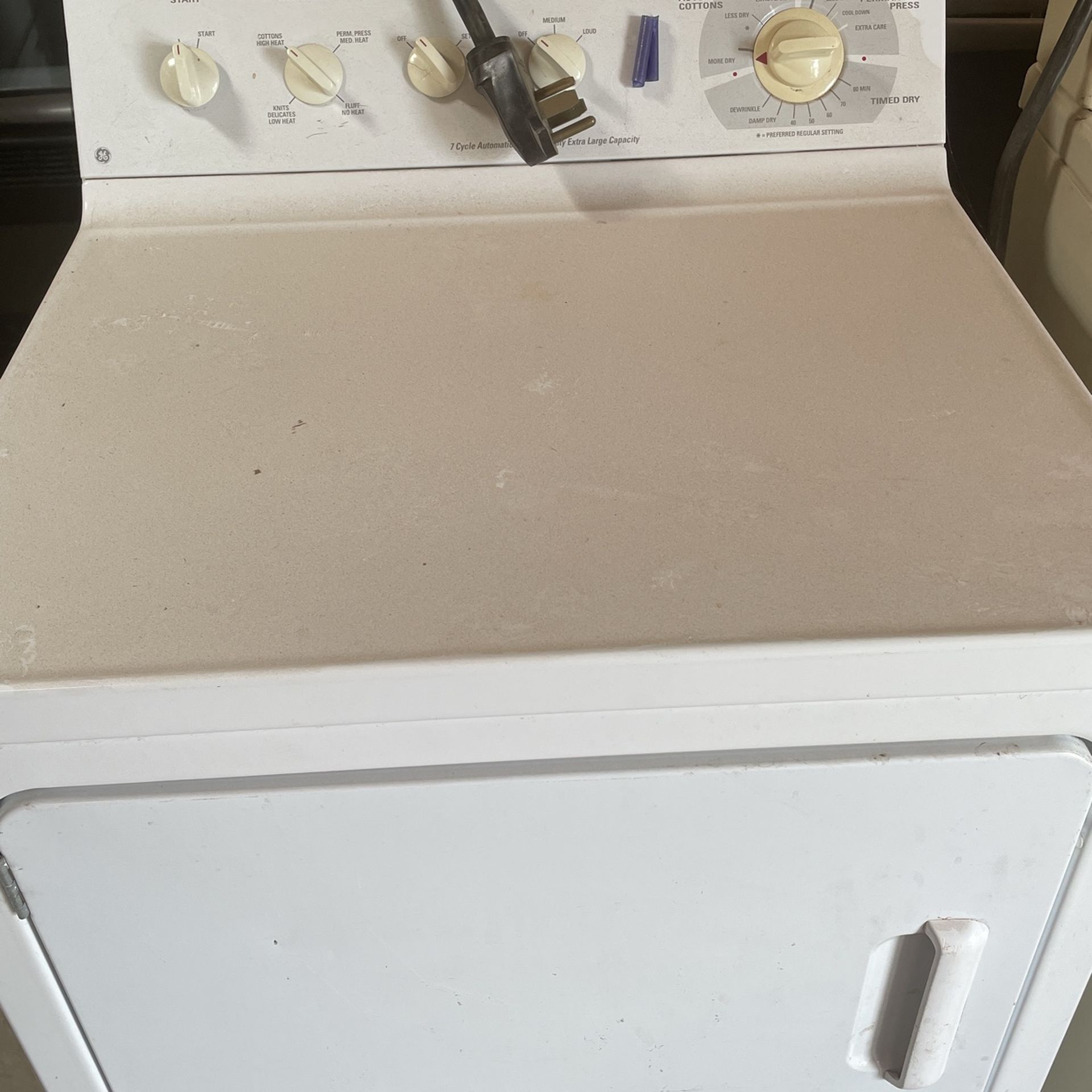 GE electric dryer