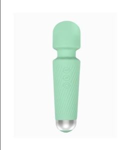 Vibrating Massager Update New Electric Handheld Mini Massager -Rechargeable - Waterproof Portable Deep Muscle Back Neck Tissue,hot pink, light green  