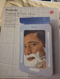Fogless mirror for shower