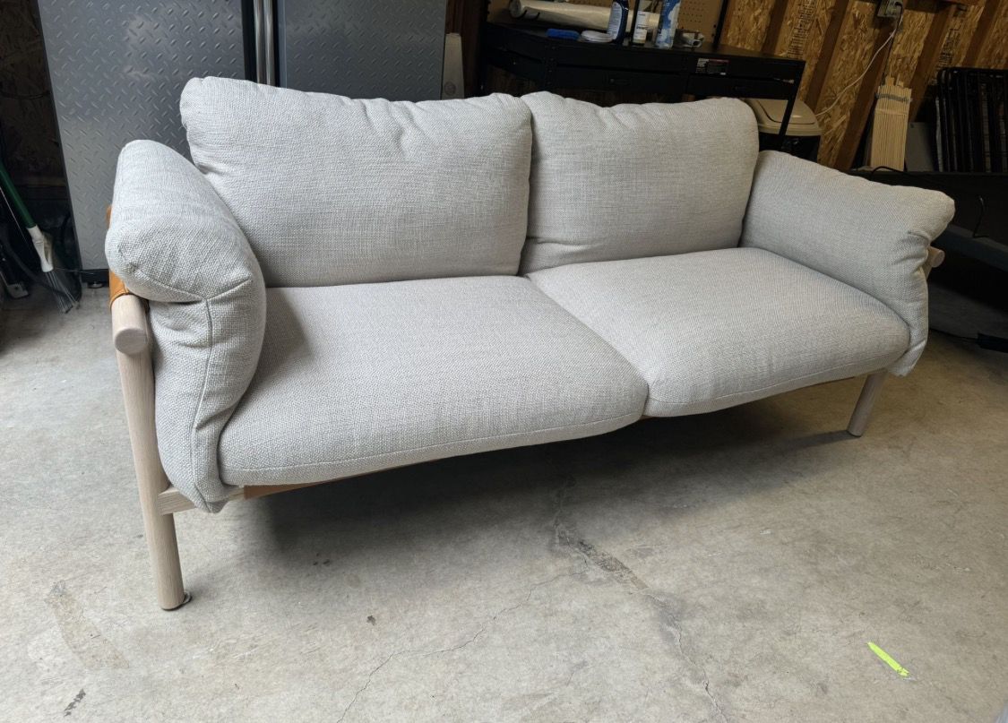 Humelo Chair Open Box Article Humelo Pampas Ivory Sofa for Sale in Garfield, NJ ...