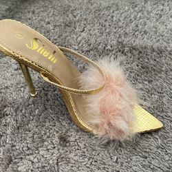 SHEIN feathered Heels $20 OBO