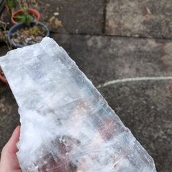 Selenite Slab Over An Inch Thick