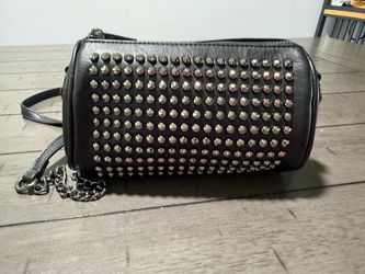 Black studded crossbody / mini shoulder bag