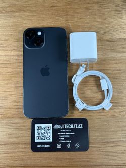 📱 iPhone 15 | 128GB | Black | Cricket Only | Hablo Español