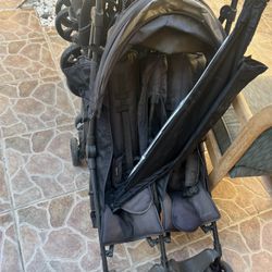 Lightweight Side by Side Double Stroller