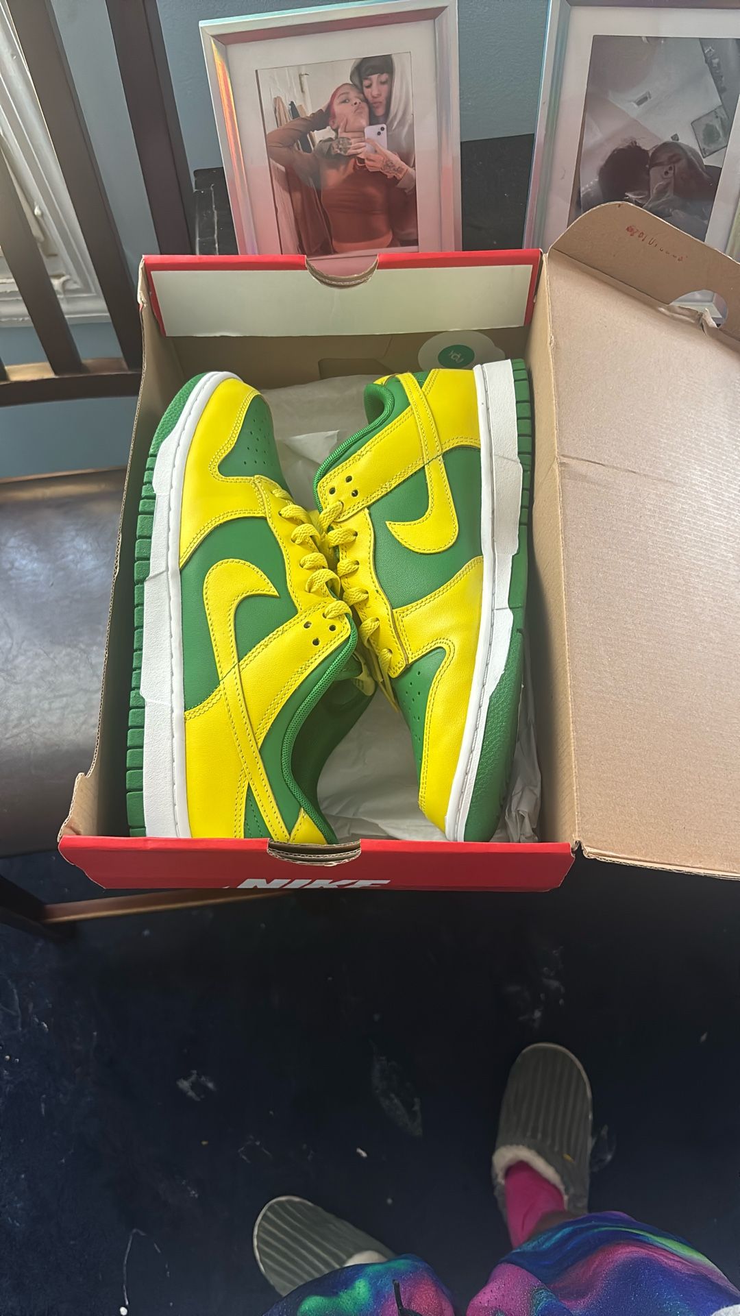 Brazil Dunks Size 9.5 New