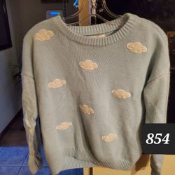 Blue Clouds Sweater