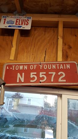 Town of Fountain sign