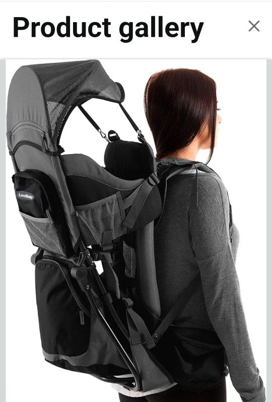 Visit the Store, Luvdbaby
Luvdbaby
Visit the Store
4.6
4.6 out of 5 stars
(2,595)
Hiking Baby Carrier Backpack - Comfortable Toddler/Baby Backpack Car