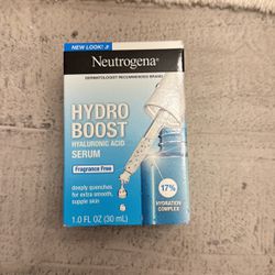 Neutrogena Hydro Boost Hyaluronic Acid Face Serum, Fragrance Free, 1 oz