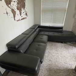 Large Modern Sectional Sofa – Needs Some TLC – Priced to Sell