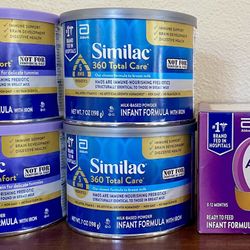 Similac Infant Formulas Brand New, unopened