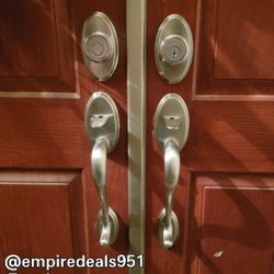 Kwikset Shelburne Double Door Lock Set 