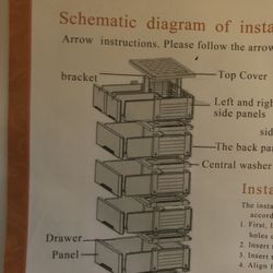 Drawer storage cabinet 