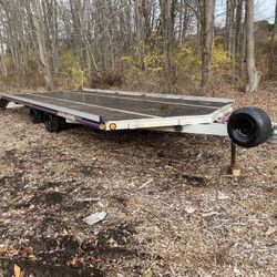 4 Place Aluminum Triton  Elite Snowmobile/atv Trailer 
