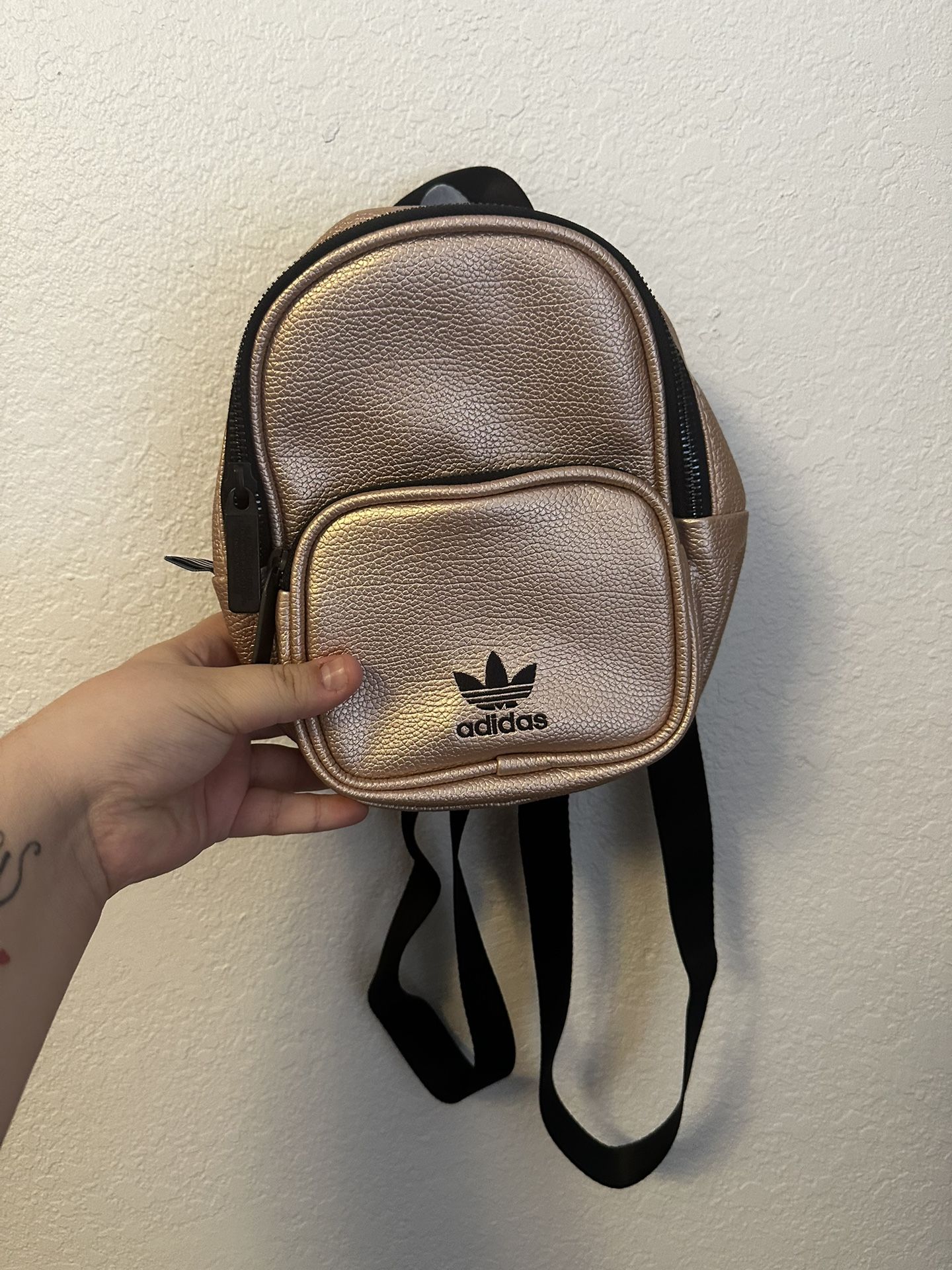 Adidas Rose Gold Mini Backpack