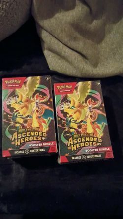 2 ascended heroes booster bundles pokemon cards