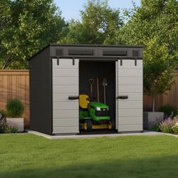 Suncast Modernist 8'x7' Dual Barn Door Storage Shed