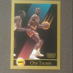 Skybox 1990 Otis Thorpe Houston Rockets #112 Basketball Card Vintage Collectible Sports NBA