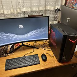 Acer Gaming Computer For Sale With 30 Inch Curve Monitor