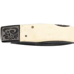 SARGE Bovine White Bone Folding Knife