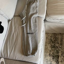 Essentials Grey Cuffed  Sweats